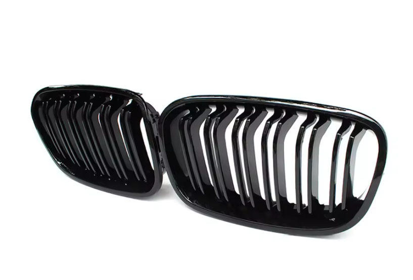 BMW F20/F21 Double Slat Kidney Grille (2015+ FACELIFT) Gloss Black