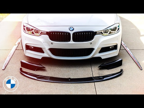 BMW F30 3-Piece M-Performance Front Lip (3 Series - M sport Bumper)