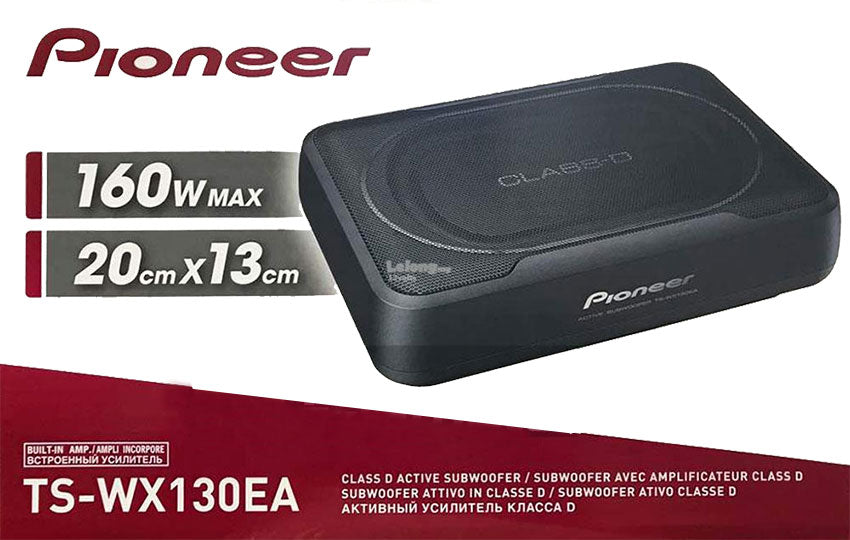 Pioneer CLASS-D Active Subwoofer TS-WX130EA