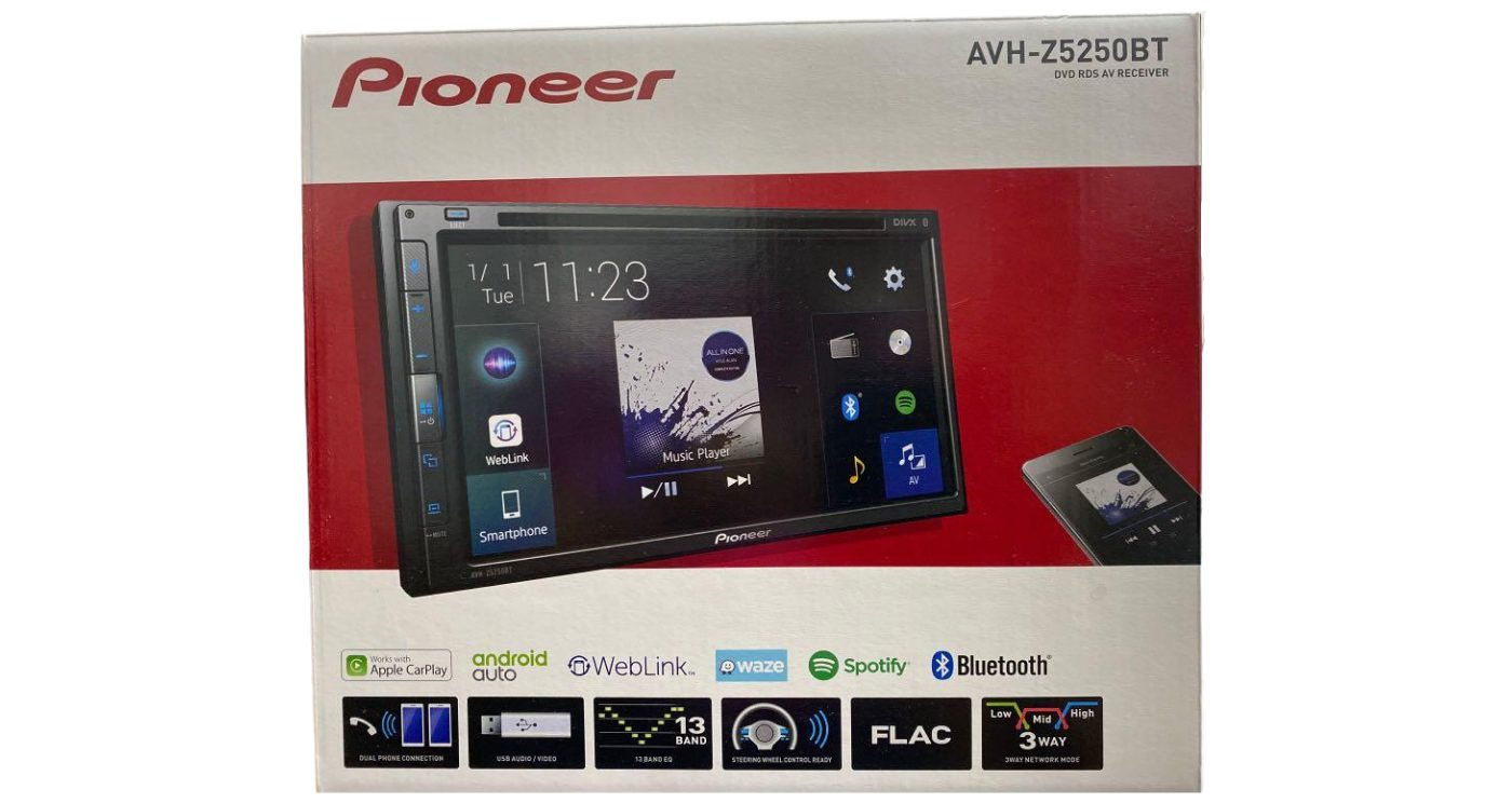 Pioneer Touchscreen Head Unit(Radio) Double DIN(6.8"/7") AVH-Z5250BT
