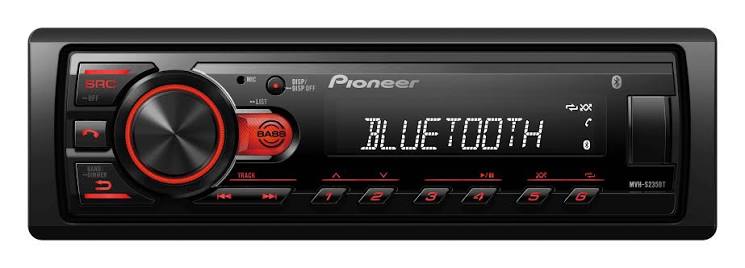 Pioneer Head Unit (Radio) MVH-S235BT Digital Media Receiver (Single DIN Deck)