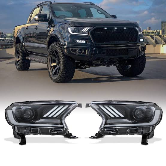 FORD RANGER T7 MUSTANG style headlights